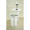 Hanah Home Set klub stolova Leo, 2 komada, Beli
