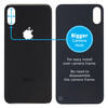 Apple iPhone XS Max - steklo zadnjega ohišja s povečano odprtino za kamero (Space Gray)