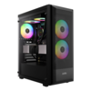 Gamdias Gaming kućište Aura GC6 Elite, Midi Tower, Bez napajanja, ARGB, Crno