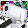 Projektor filmski projektor android TV wifi bluetooth full HD prenosni bel