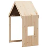Vidaxl Streha za otroško posteljo 60x89x134,5 cm trdna borovina