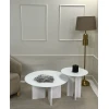 Hanah Home Set klub stolova Leo, 2 komada, Prljavo beli