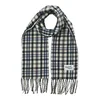 JACK & JONES Šal JACGRAND modra/svetlo rjava/črna/bela