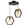 OPVIQ Luster Hexagon Double Dark B Glass