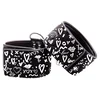 Ouch! Graffiti Printed Hand Cuffs Love Street Art Fasion Black