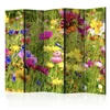 artgeist Paravan Summer Flowers I, 5-Delni, Enostranski