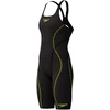Speedo fastskin hyperspark open back black/yellow 5xs - uk22