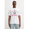 Bombažna kratka majica adidas Originals 90S Ftbl Tee moška, bela barva, JX3065