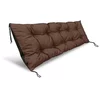 shumee Vrtna blazina 120x40 cm nepremočljiva za paletno klop rjava
