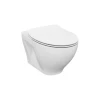 Cersanit K701-147 - Viseča WC školjka z WC desko SAVIO keramika/bela