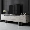 Hanah Home TV Komoda Bohem, 180x50x30 cm, Sivo-Crna