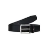 Tommy Hilfiger za moške. AM0AM08360 Usnjeni pas Denton mornarske barve (90 cm), Priložnostno, Mornarica