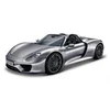Bburago 1:24 Plus Porsche 918 Spyder kovinsko siva