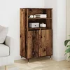 Visoka komoda boja staro drvo 60x36x110 cm konstruirano drvo