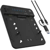 Box Priklopna in klonirajoča postaja IB-2913MCL-C31 za M.2 SATA/NVMe, M.2 PCIe NVMe, 2,5/3,5 HDD/SSD USB 3.2 Gen 2 Type-C/A črne barve