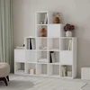 Hanah Home Polica za knjige Paleo, Bela