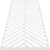 Decormat Podloga za teraso Bele deske 100x150 cm