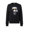 KARL LAGERFELD Ženski duks 210W1820-999, Crni