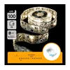 Aigostar - LED lanac 100xLED/3xAA 10m topla bela srebrna