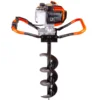 Bušač rupa za zemlju motorni 52cm3 2ks burgije set 100-150-200mm adk gtd5202