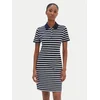 Tommy Hilfiger Vsakodnevna obleka 1985 WW0WW43228 Mornarsko modra Slim Fit