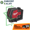 Milwaukee USB Punjivi 3D zeleni laser 30m - L4CLLP-301C