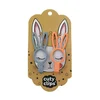 SNAILS šnalica za kosu Bunny Eyes Narandžasto-Siva