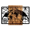 Wallity Zidna dekoracija World Map 5-L, 70 x 99 cm,  Smeđa