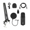 INF BM-86A USB kondenzatorski mikrofon – komplet za snemanje in streaming, (5000292099)