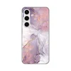 Maska za mobilni telefon Samsung Galaxy S24 MARBLE PRINT, Roze