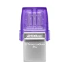 KINGSTON 256GB USB Flash Drive 2-in-1 USB 3.2 Gen.1 Type-C and Type-A DataTraveler microDuo 3C Read up to 200MB/s  DTDUO3CG3/256GB