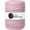 Bobbiny 3PLY Macramé Rope 5 mm 100 m Dusty Rose Vrvica