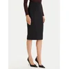 Elisabetta Franchi Ravno krilo GO-159-61E2-110 Črna Slim Fit