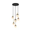 Zuma Line 003064-034740 - Luster na sajli NUA 6xE27/25W/230V prečnik 75 cm zlatna/crna