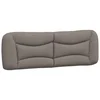 Vidaxl Blazina za vzglavje Hvar taupe 160 cm blago