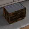 Stolić s beskonačnim LED svjetlima boja hrasta 70x50x50 cm