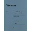 STRAUSS R.:SONATA IN F-DUR OP.6 FOR VIOLONCELLO AND PIANO
