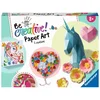 Ravensburger Kreativni set Be Creative Paper Art, Cveće i jednorog