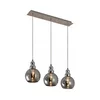 Luster na sajli AKSO 3xE14/40W/230V matni hrom