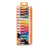 Boja tempera Aero 7,5ml tubice 14 kom u plastičnoj kutiji NEON MIX