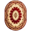Chemex Preproga Yesemek Oval Tradicionalna Turška Izrezivanje 5889A Kremna Rdeča Rjava 70x140 cm