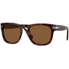 Persol Elio Naočare za sunce 0PO3333S 24 57 54, Polarizovane, Braon
