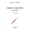 JOUBERT:THEME ET VARIATIONS FLUTE ET PIANO