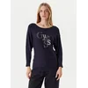 Guess Bat Sleeve Kassidy Logo Swtr Modra