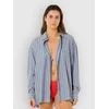 Rip Curl Beach Days Pinstripe Shirt dusty blue