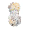 PUFFY barva - 100 g / 9 m - bela, svetlo modra, bež, svetlo rjava