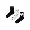Penti Nogavice PENTI Love Bows Bow 4er-Pack Knöchelsocken črna/bela