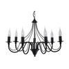 Sollux SL.0219 - Luster na lancu MINERWA 7 7xE14/40W/230V crni
