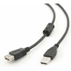 GEMBIRD USB Kabl 2.0 A-plug A-socket kabl with ferrite core 4.5m CCF-USB2-AMAF-15