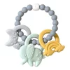 Saro Baby silikonski zobotrebec Ele-Fun Blue